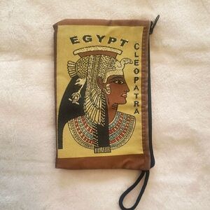 Egypt Cleopatra Themed Zippered Case